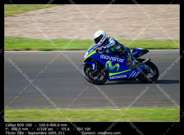 Pilot of motorcycling of 125cc in the Spanish championship of ve