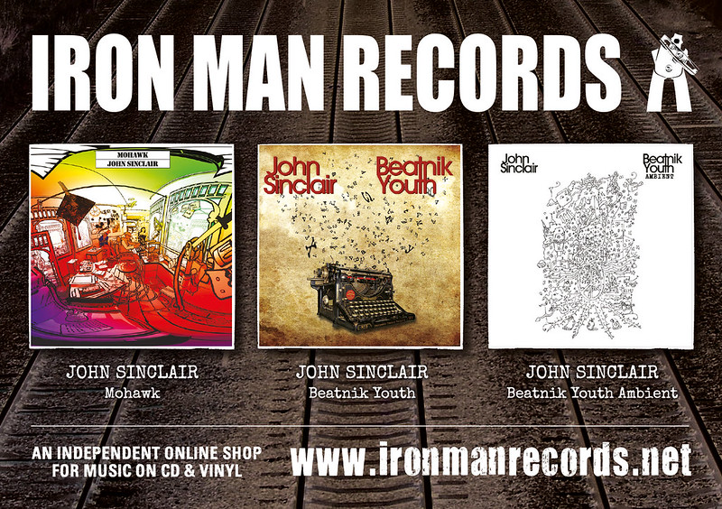 Iron Man Records Discography Advertisement A5 Landscape without marks