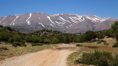 rethimno kreta griechenland greece mountain nature snow landscape