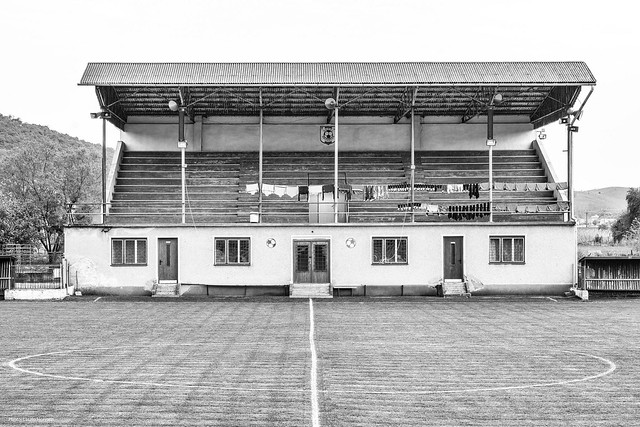 Football stadium of Ajnácskő