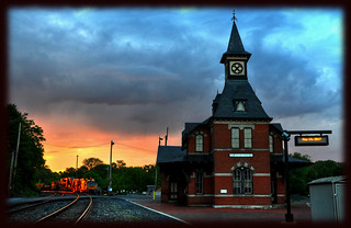 Train Station at Sunrise