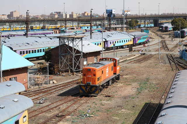 Transnet: Diesellok 36-092 im Bahnhof Johannesburg Park Station