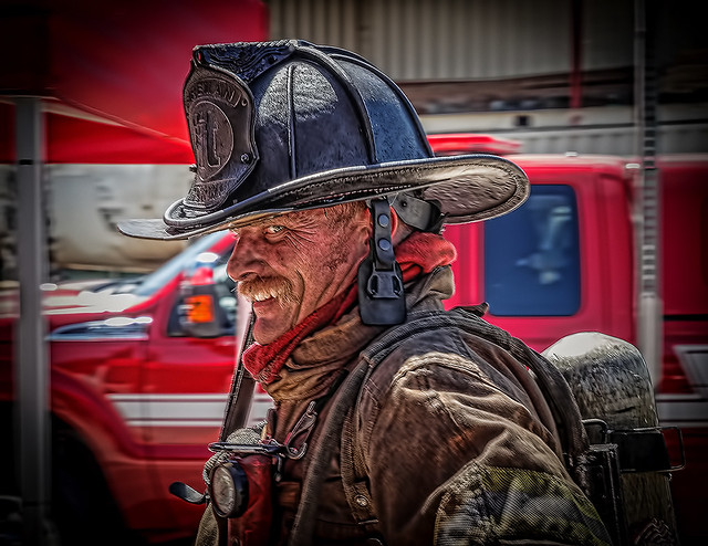 Krusty Old Firefighter