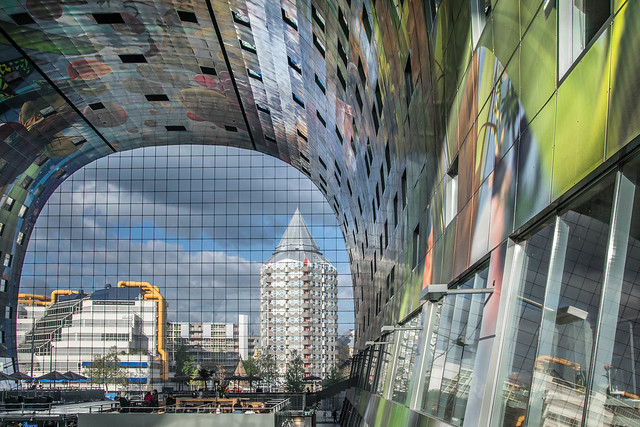 The colors of Rotterdam city