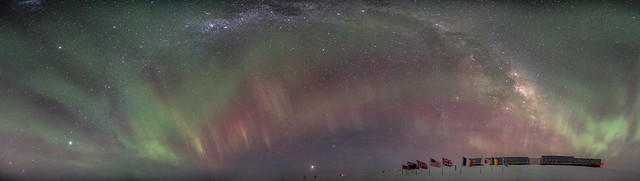 South Pole Milky Way Panorama
