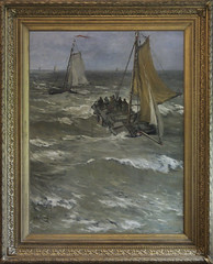 In the Surf, Hendrik Willem Mesdag, 1879