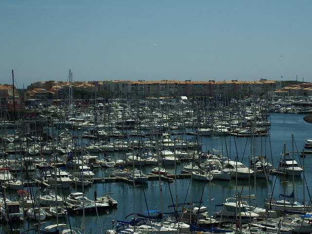 Le Cap d'Agde (34 Hérault) vu du ciel Le Port 11-06-17c