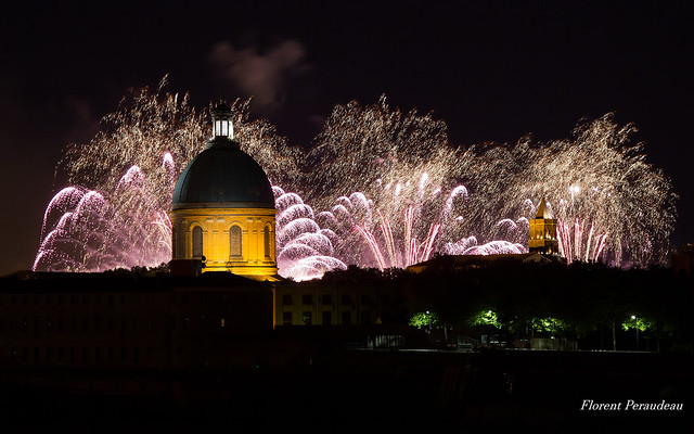 fireworks Toulouse, July 14th, 2017