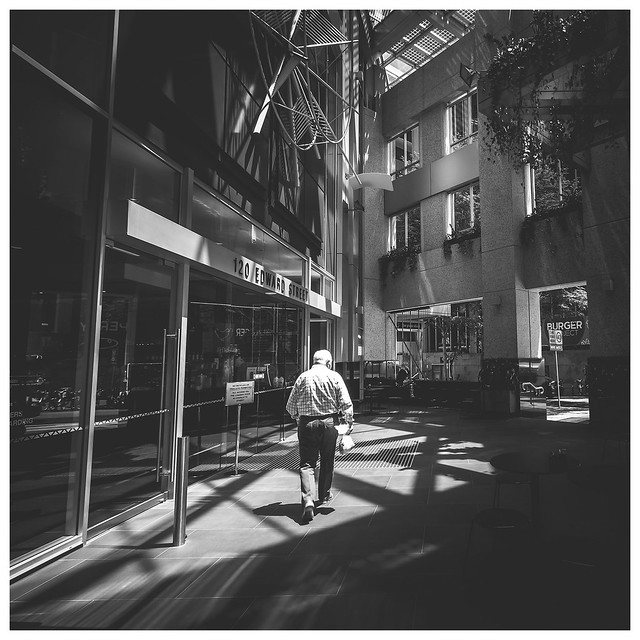 Brisbane street photography - Windows of light