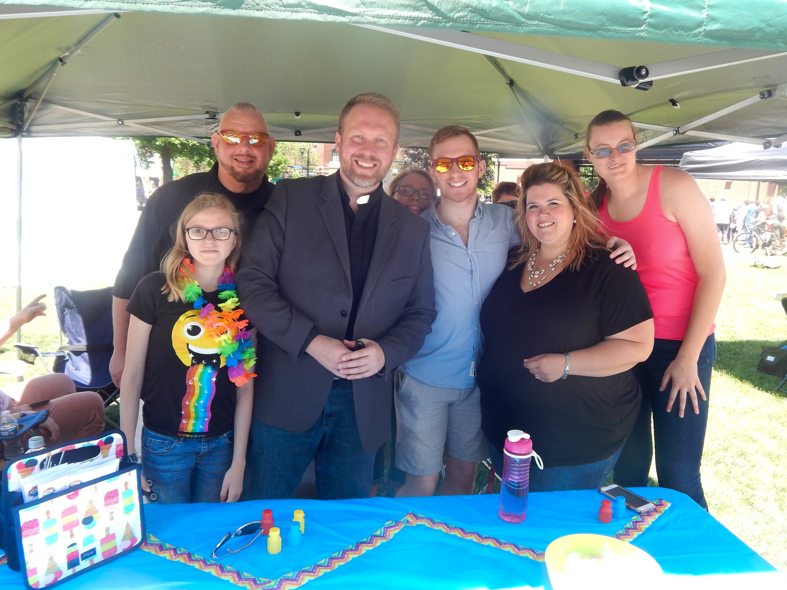 Community United Church table at Pride FEst
