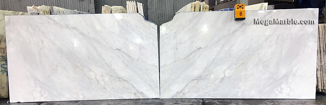 Calacata Caldia Bookmatched 3cm Natural Stone Marble Slabs For Countertops & Wall