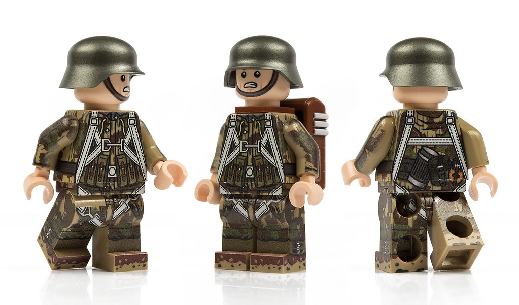 Fallschirmjager German Helmet WWII for Lego Minifigures accessories 