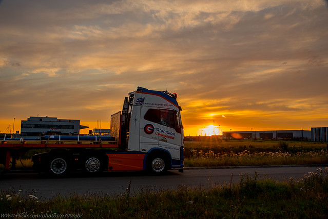 Nice sunset from Den Helder-Netherlands tonight ..