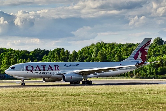 Qatar Airways Cargo - Airbus A330-200F [A7-AFV] at Luxembourg Findel Airport - 05/06/17