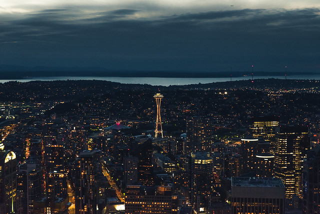 Space Needle from Columbia Center