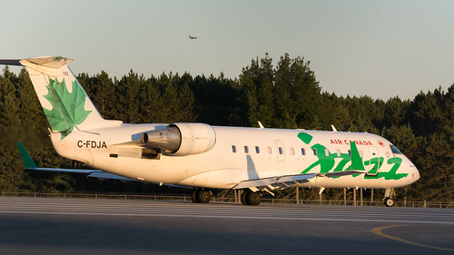 Jazz Sunset Departure by Ben_Senior, Activity at Ottawa during sunset.ottawa ontario canada airplane plane airliner airline aircraft avia