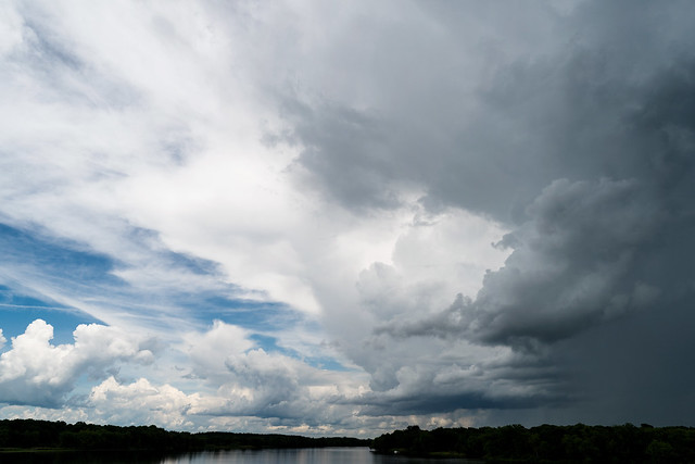 Clouds over the Mississippi River, Northern Minnesota