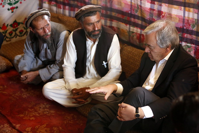 United Nations Secretary General Visits Afghanistan.
