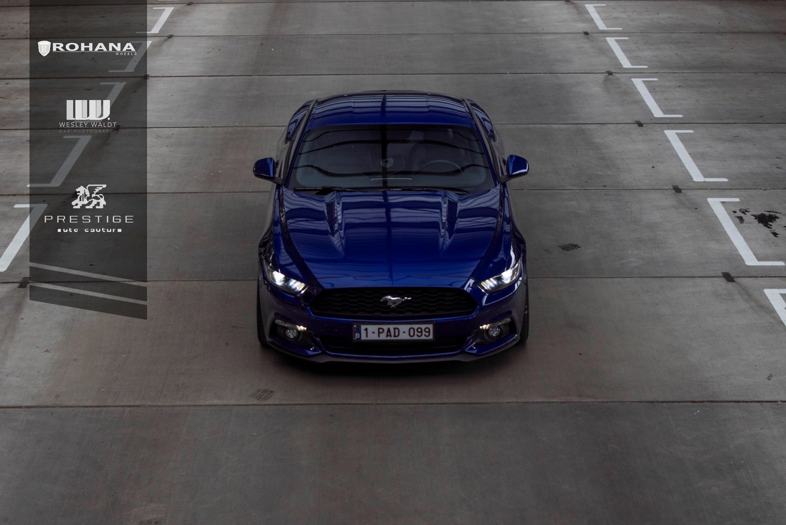 Ford R7 Blue Ford Mustang Blue - RC7 Matte Graphite | Flickr