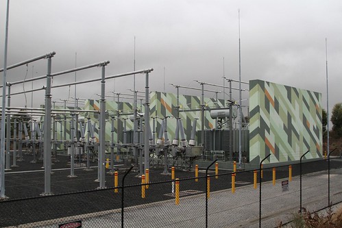 Electrical transmission infrastructure at The Gurdies for the Victorian Desalination Plant