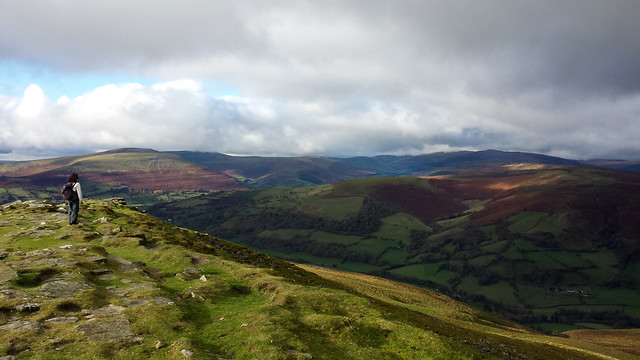 Looking across the Black Mountains
