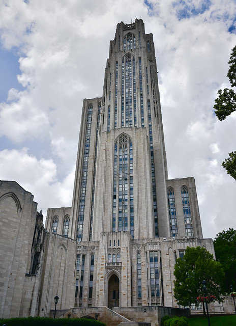 Cathedral of Learning Tower at University of Pittsburgh - Pittsburgh PA