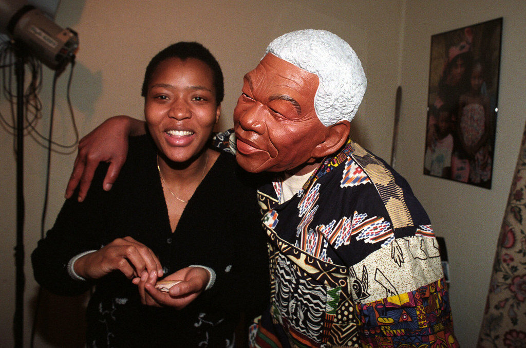 South African Nurses Party with Nelson Mandela Havercourt Belsize Park London March 2001 001