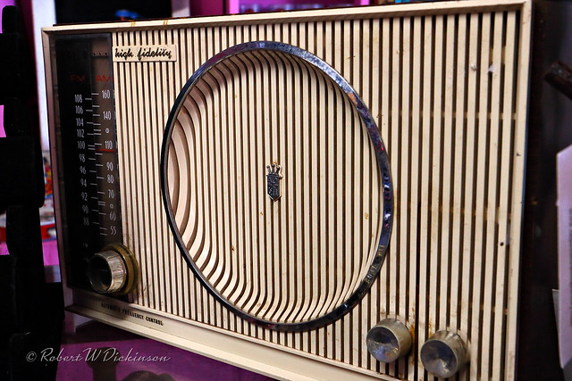 Old Radio in Antique Store on Route 66 in Seligman, Arizona
