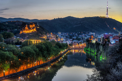 raw tonemapped hdr sunset georgia tbilisi southcaucasus2017 photoshopped