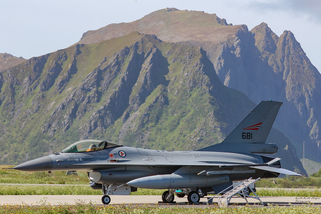 RNoAF F-16AM 681 at ANdøya (ANX/ENAN) 24. June 2017 | Flickr