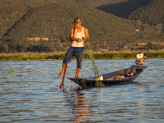 Myanmar - Inle Lake Fisherman - 2