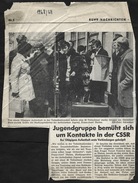MiRE148 ČSSR-Fahrt, Jahreswende 1968/69, Ruhr-Nachrichten, 7. Januar 1969