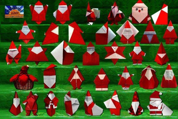 Origami Santa Claus Gallery