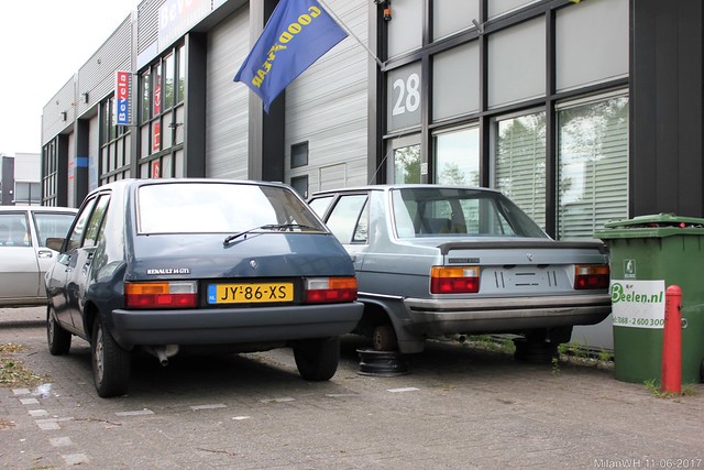 Renault 14 GTL 1983 (JY-86-XS) & Renault 9 TSE