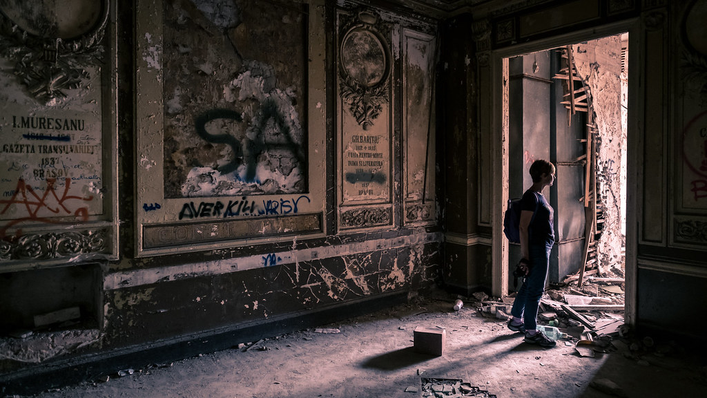 The abandoned building - Bucharest, Romania - Travel photography