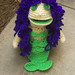 crochet mermaid puppet
