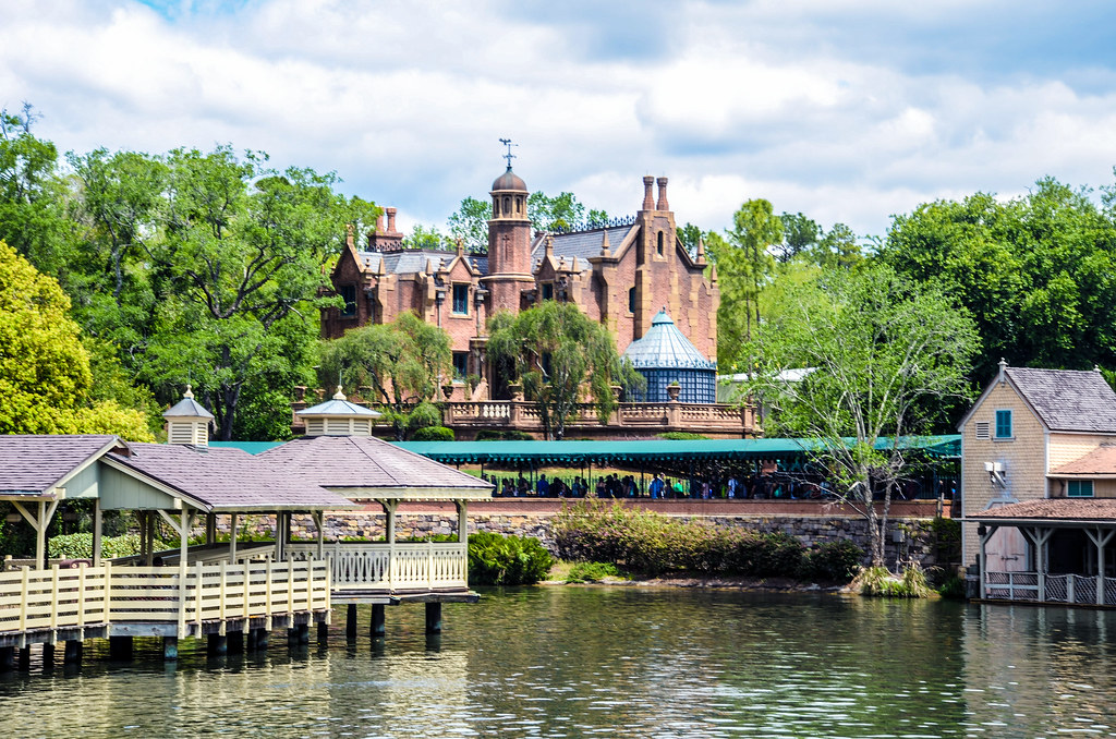 Haunted Mansion across water