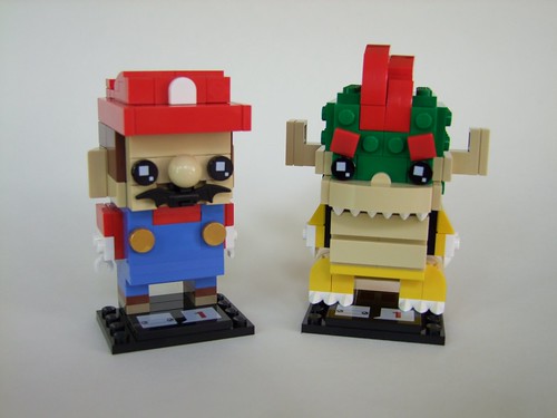 Mario and Bowser BrickHeadz