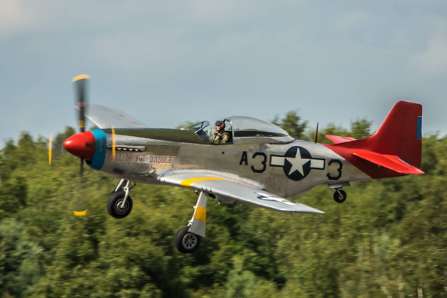 Landing, North American P-51D Mustang, 44-72035, Tall In The Saddle, Blackbushe Airshow