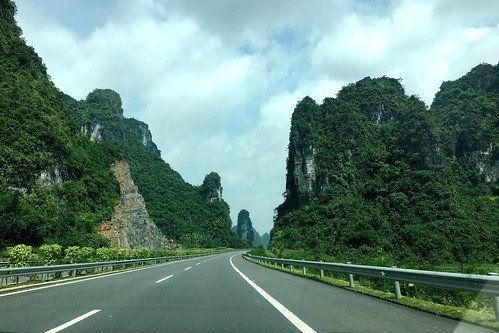 scenery highway guangxi nanning dashcam