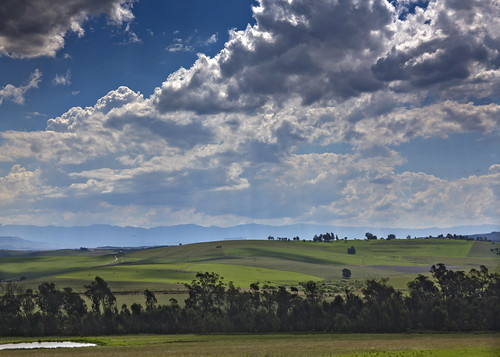 holiday vacation southafrica zuidafrika sawadee mooirivier landscape green clouds kwazulunatal sa