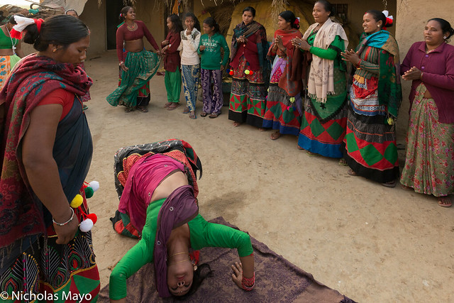 Maghauta Dance During Maghi Festival