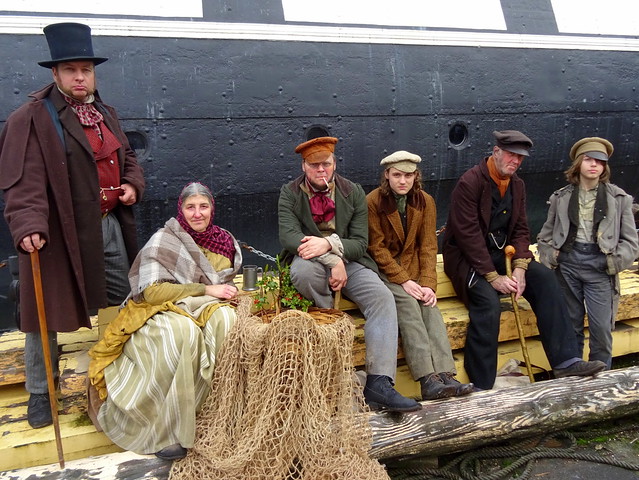 Ragged Victorians at Brunel's SS Great Britain as part of the Victorian Christmas festival