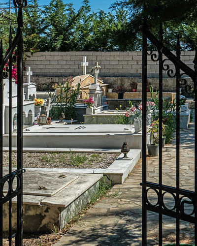 Local Graveyard - Alykanas - Zante - Greece (Panasonic Lumix LX15 Compact)  (1 of 1) | by markdbaynham