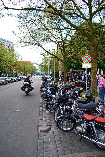 Hannover - motorcycle meeting and worship.