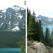 Collage Pyramid Lake Jasper Nationalpark