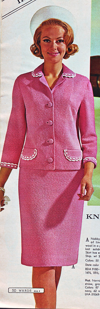 Wards 67 ss pink skirt suit | jsbuttons | Flickr