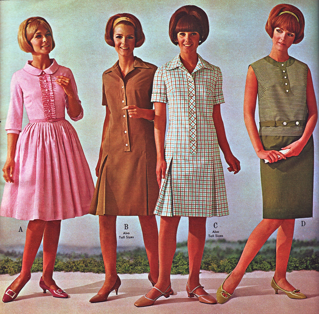 Wards 67 ss four dresses | jsbuttons | Flickr