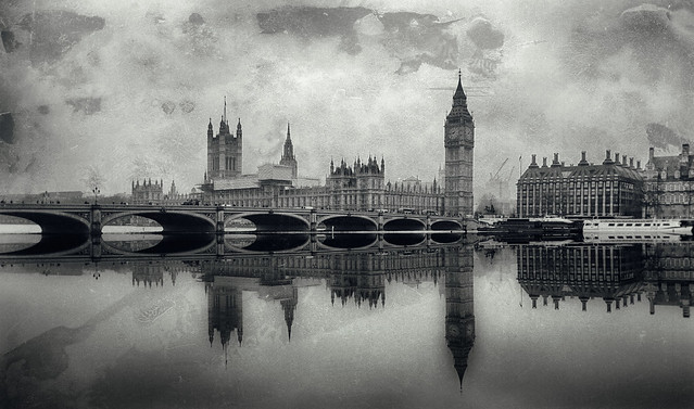 Westminster Bridge (Wet Plate) by Simon Hadleigh-Sparks