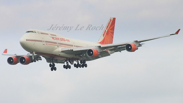 BOEING 747-437 AIR INDIA VT-EVB
